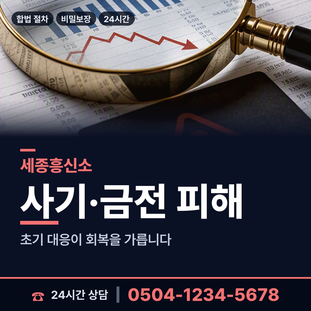 세종 도담동 흥신소탐정 상담 안내